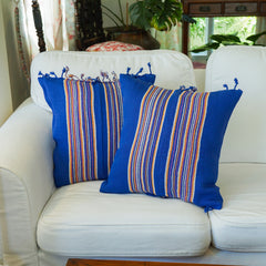 Casual Blue Karen cushion cover