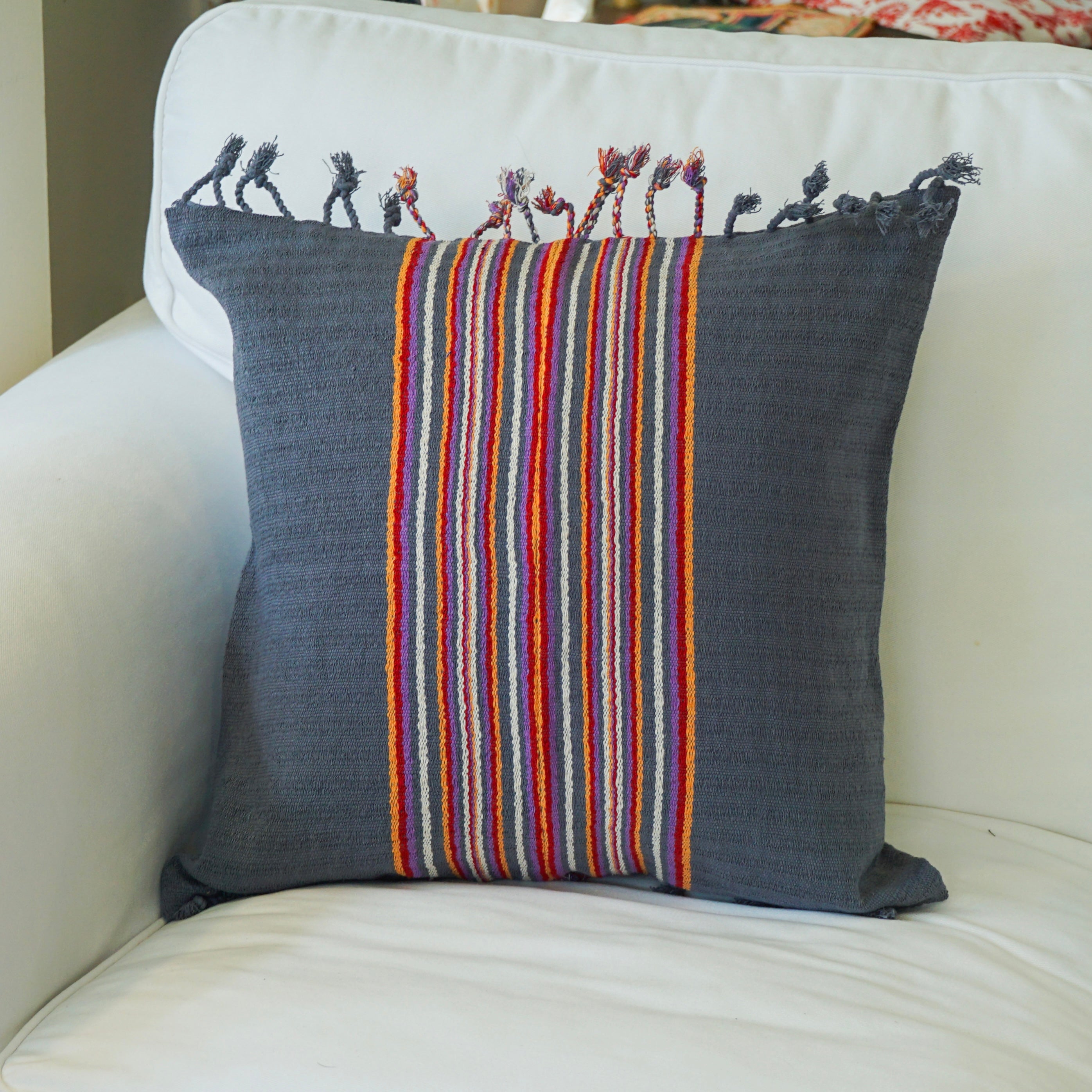 Casual Grey Karen cushion cover