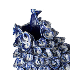 Stoneware Coral Vase Cobalt Blue (large)