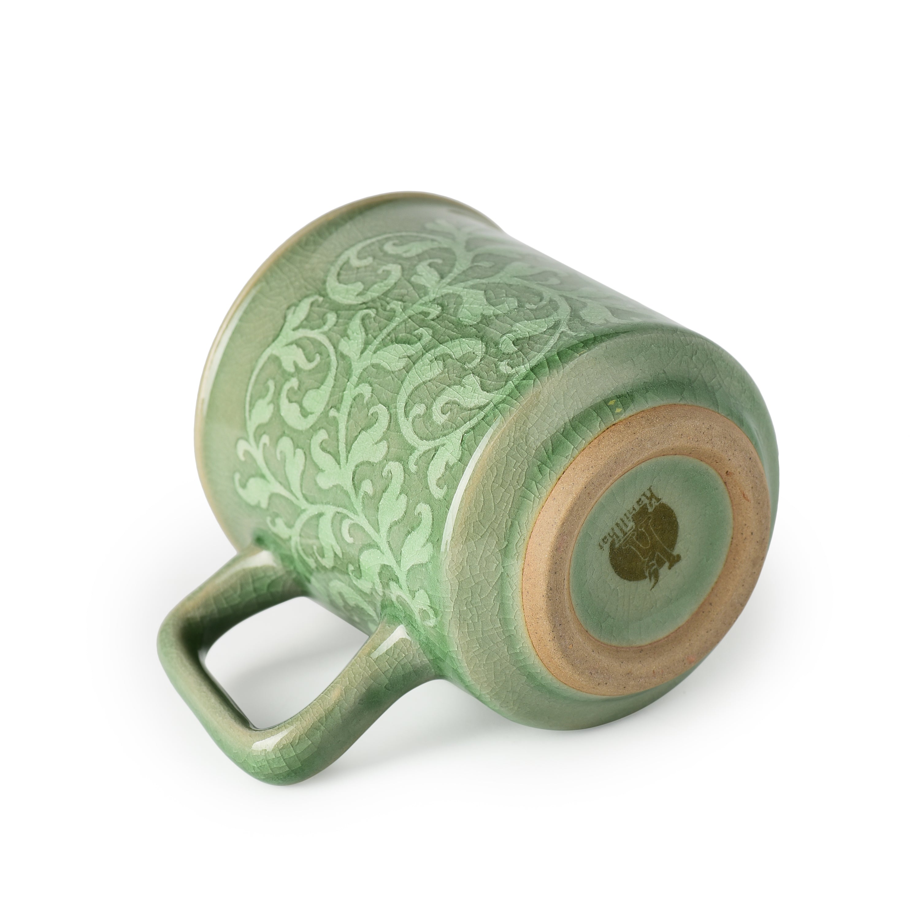 Celadon Kanok Design Coffee Mug