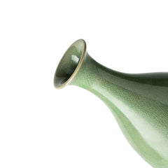Celadon baluster vase