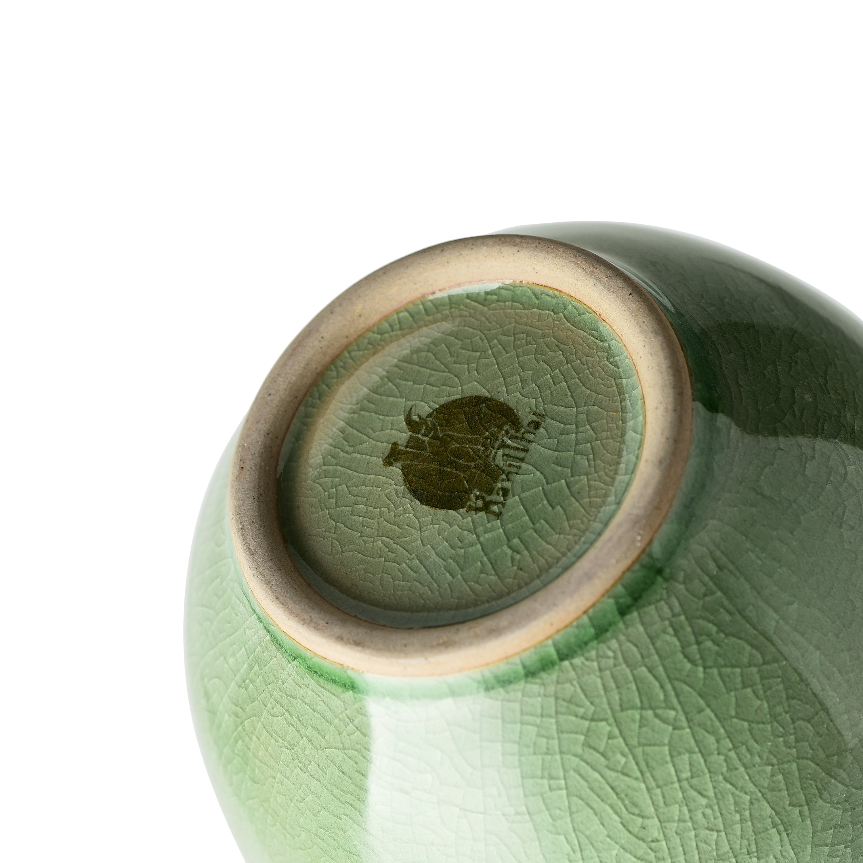 Celadon baluster vase