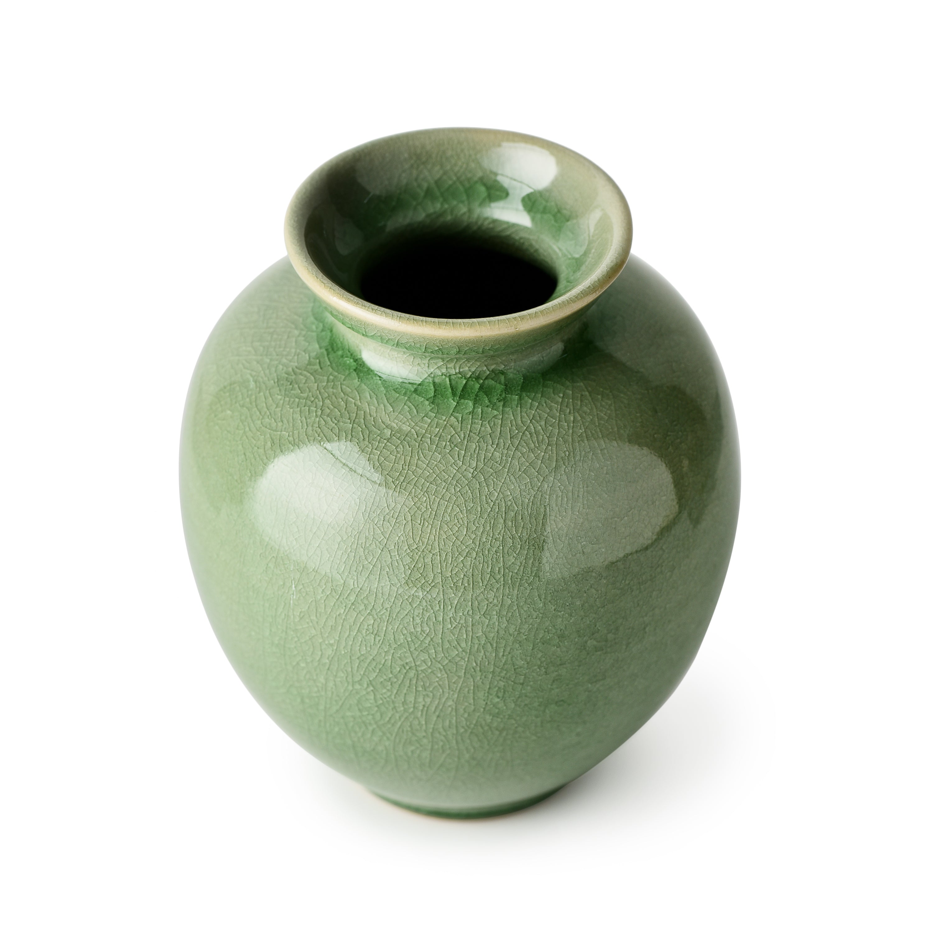 Celadon Round Vase