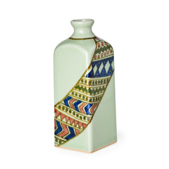 Celadon Square Bottle Vase